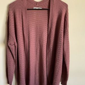 Mauve cardigan
